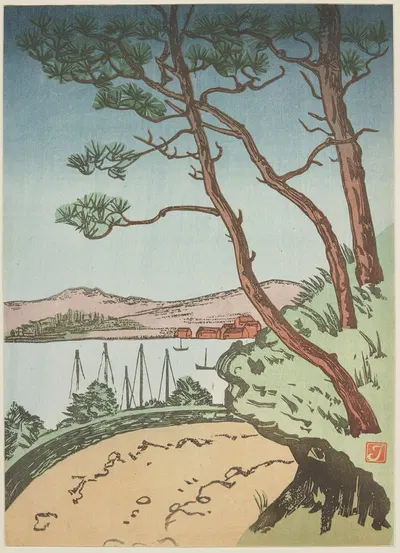 Пейзаж by Проспер-Альфонс Исак, 1908-1912 — digital art print download