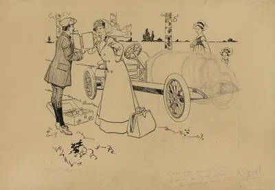 Halte des automobilistes by René Vincent — digital art print download