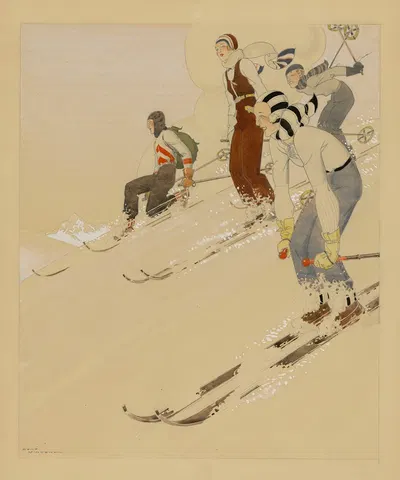 Schuss by René Vincent — digital art print download