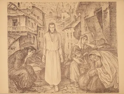 Christ by Wilhelm Wachtel, 1936 — digital art print download