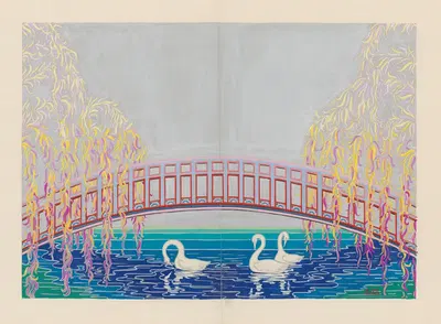 Мосты – макет декора by Зиг (Луи Годен), 1933 — digital art print download
