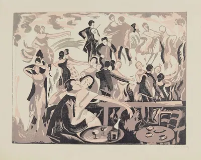 Бал by Алиса Байи, 1925 — digital art print download