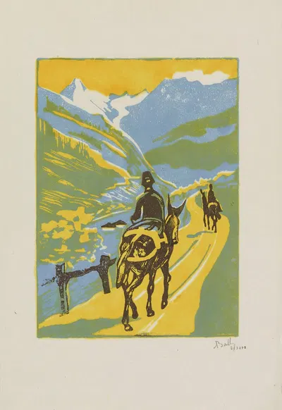 Мул (Долина Эреранса) by Алиса Байи, 1906 — digital art print download