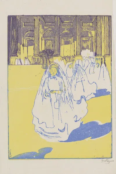 Причастие в Сен-Сюльпице by Алиса Байи, 1907 — digital art print download