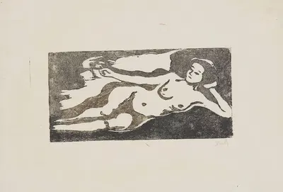 Ню by Алиса Байи, 1906 — digital art print download
