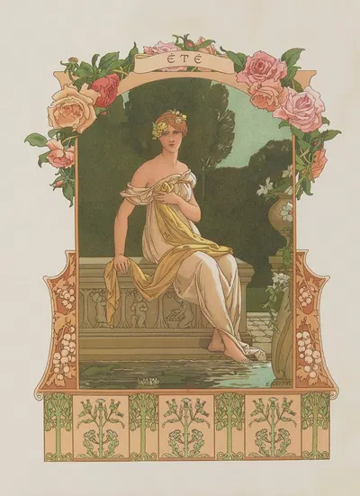 Лето by Элизабет Сонрель, 1901 — digital art print download