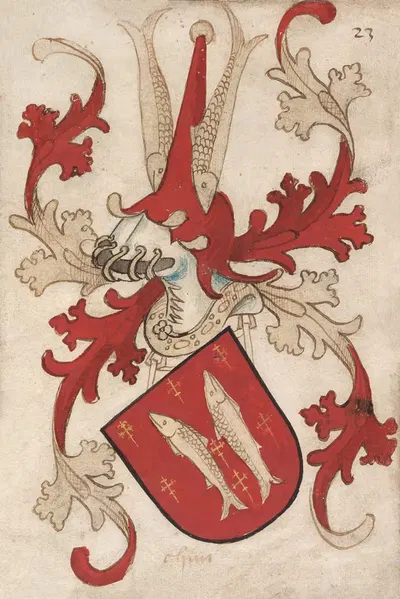 Chiny by Herald of Nassau-Vianden, 1485-1495 — digital art print download