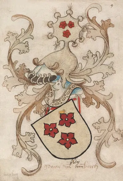 Count of Arenberg by Herald of Nassau-Vianden, 1485-1495 — digital art print download
