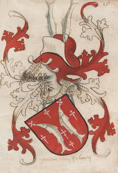 Count of Salm by Herald of Nassau-Vianden, 1485-1495 — digital art print download