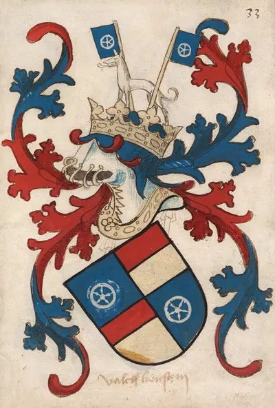 Falkenstein by Herald of Nassau-Vianden, 1485-1495 — digital art print download