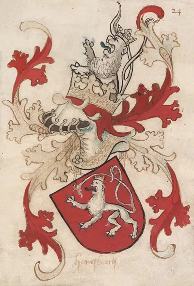 Heinsberg by Herald of Nassau-Vianden, 1485-1495 — digital art print download