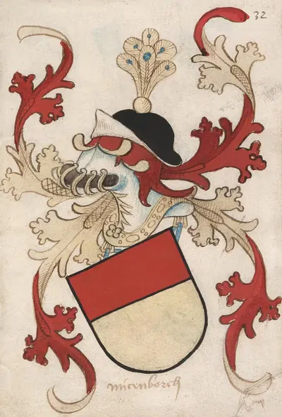 Münzenberg by Herald of Nassau-Vianden, 1485-1495 — digital art print download