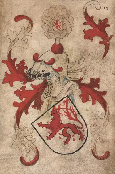 Valkenburg by Herald of Nassau-Vianden, 1485-1495 — digital art print download