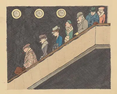 Путешествие Бабара Пл.10 by Жан де Брунгоф, 1932 — digital art print download