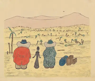 Путешествие Бабара Пл.16 by Жан де Брунгоф, 1932 — digital art print download