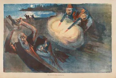 Охота на армян by Жан Вебер, 1898 — digital art print download