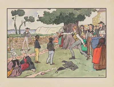 Boule bretonne by Jordic, 1913 — digital art print download