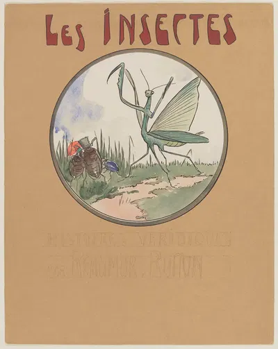 Les insectes by Jordic, 1914 — digital art print download