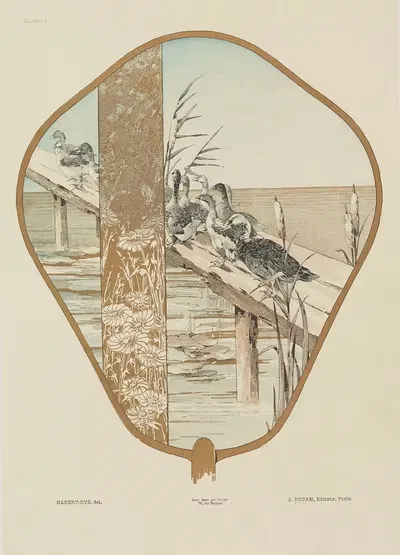 Декоративные фантазии Пл.02 by Жюль Хабер-Ди, 1886-1887 — digital art print download