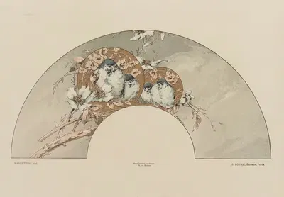 Декоративные фантазии Пл.03 by Жюль Хабер-Ди, 1886-1887 — digital art print download