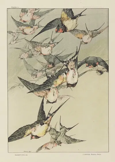 Декоративные фантазии Пл.06 by Жюль Хабер-Ди, 1886-1887 — digital art print download