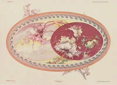 Декоративные фантазии Pl.21 by Жюль Хабер-Ди, 1886-1887 — digital art print download