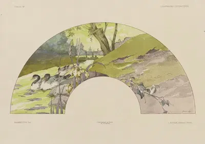 Декоративные фантазии, пл. 25 by Жюль Хабер-Ди, 1886-1887 — digital art print download