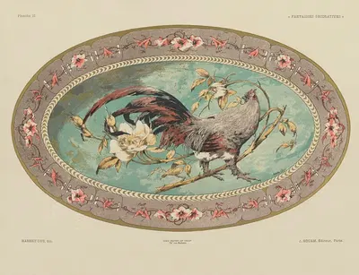 Декоративные фантазии Пл.40 by Жюль Хабер-Ди, 1886-1887 — digital art print download