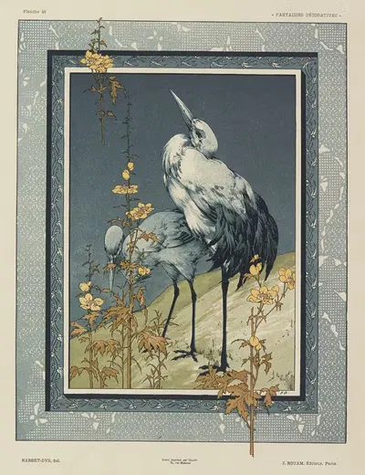 Декоративные фантазии, пл. 43 by Жюль Хабер-Ди, 1886-1887 — digital art print download