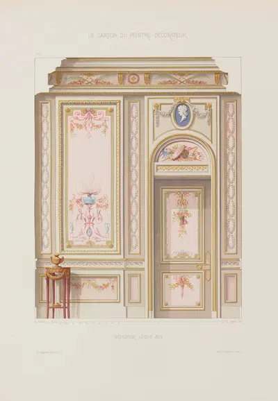 Бюро Людовика XVI by А. Дезен, 1910 — digital art print download