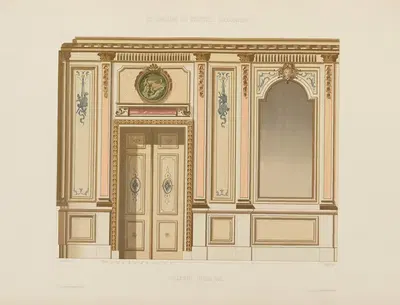 Галерея Людовика XIV by А. Дезен, 1910 — digital art print download