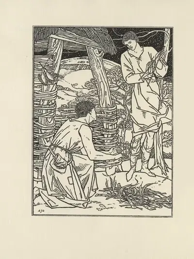 Декабрь by Артур Джозеф Гаскин, 1896 — digital art print download