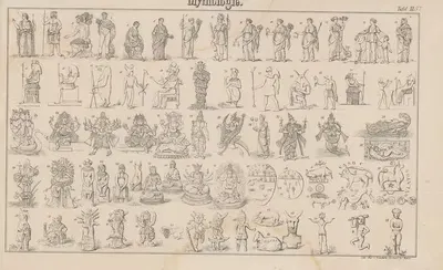 Atlas der Abbildungen Pierer's Universal Lexikon Pl.60 by Heinrich August Pierer, 1848 — digital art print download