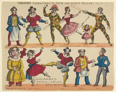 Characters and Scenes in Jack and the Giant Killer Pl.7 by Benjamin Pollock, 1870–1890 — digital art print download