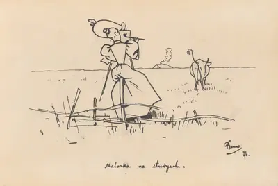 Маларка на студиях by Бруно Тепа, 1896-1896 — digital art print download