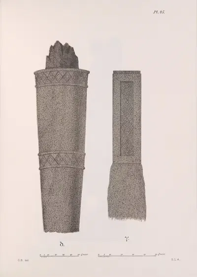 Nicaraguan antiquities Pl.26 by Carl Bovallius, 1886 — digital art print download