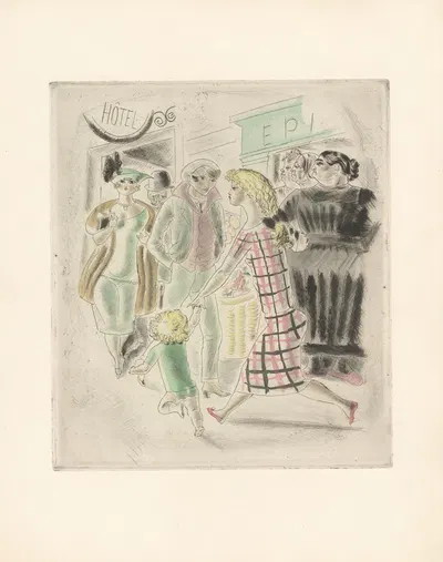 Ménilmontant by Chas Laborde, 1926 — digital art print download