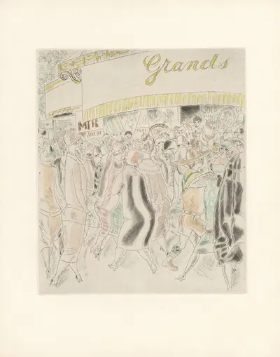 Les Grands Magasins by Chas Laborde, 1926 — digital art print download