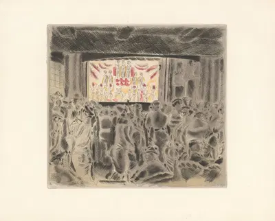 Le Music-hall by Chas Laborde, 1926 — digital art print download