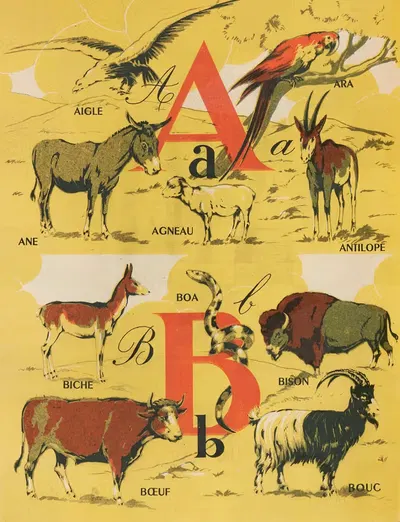 А. Б. С. по изображениям Пл.02 by Издательство Шанталь, 1945 — digital art print download