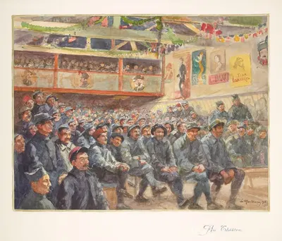 В театре by Этьен Мондине, 1916 — digital art print download