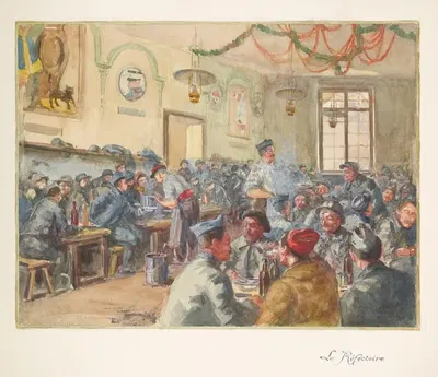 Рефектория by Этьен Мондине, 1916 — digital art print download