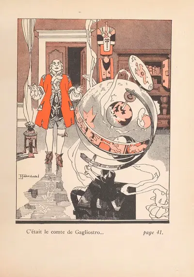 Каглиостро, волшебник Pl.04 by Феликс Жоббе-Дюваль, 1946 — digital art print download