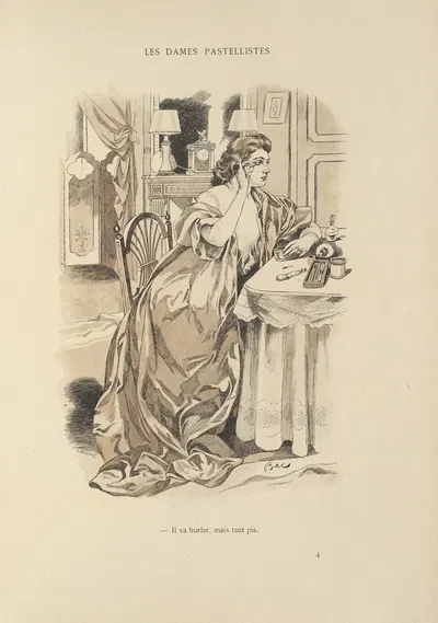 Les dames pastellistes by Ferdinand Bac, 1894 — digital art print download