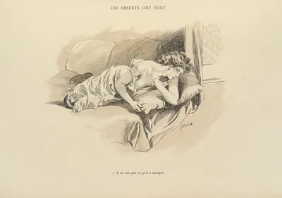 Les absents ont tort by Ferdinand Bac, 1894 — digital art print download