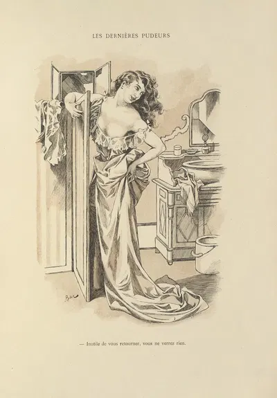 Les derniéres pudeurs by Ferdinand Bac, 1894 — digital art print download