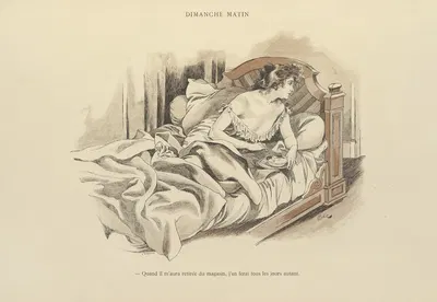 Dimache matin by Ferdinand Bac, 1894 — digital art print download
