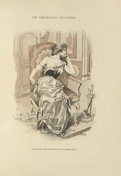 Les vengeances anticipées by Ferdinand Bac, 1894 — digital art print download