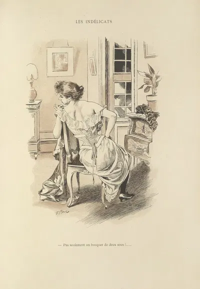 Les Indélicats by Ferdinand Bac, 1894 — digital art print download