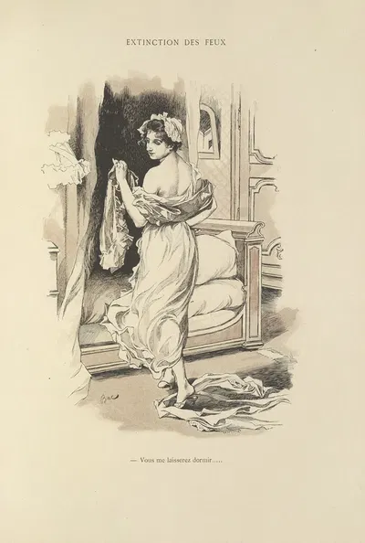 Потушение огней by Фердинанд Бак, 1894 — digital art print download